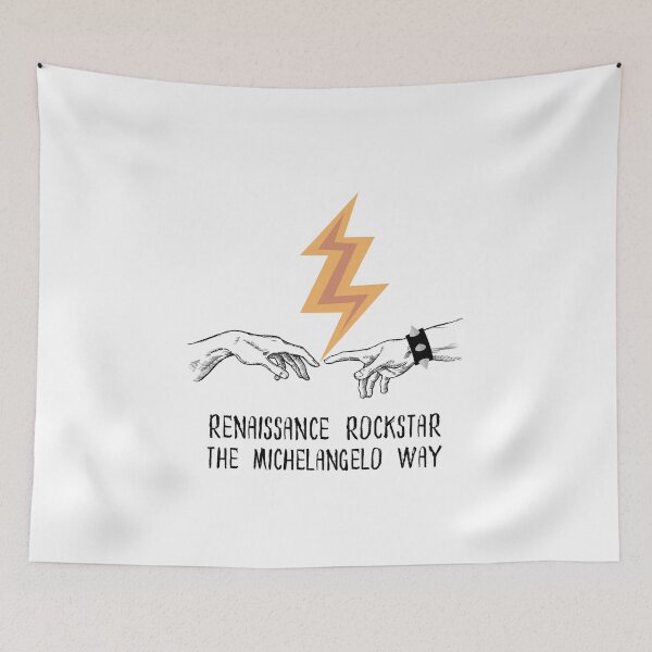 Item preview, Renaissance Rockstar: The Michelangelo Way illustration  designed and sold by DeluxBee.