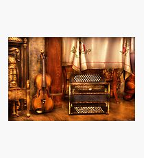 The Violin and the Accordian Photographic Print