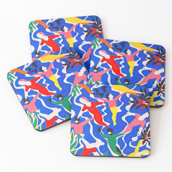 Item preview, Diving In The Style Of Matisse Classic Poster designed and sold by walkertian.