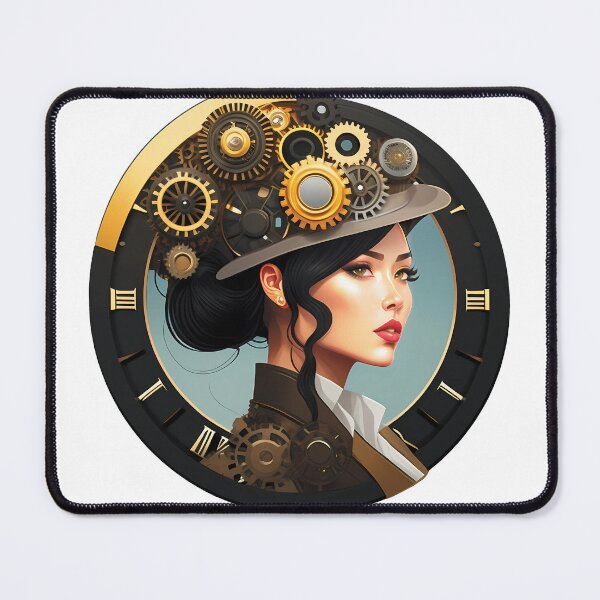 Item preview, The Girl Who Made the Clocks Tick designed and sold by Funny Vintage Stickers And T-Shirts.