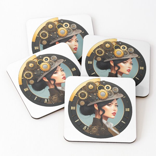 Item preview, The Girl Who Made the Clocks Tick designed and sold by Funny Vintage Stickers And T-Shirts.