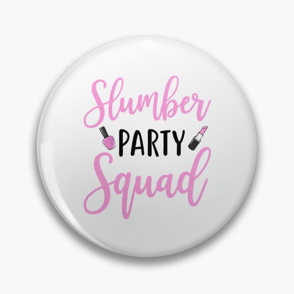Item preview, Funny Slumber Party Squad Sleepover Pajama Nails And Makeup designed and sold by GarmentAmira.