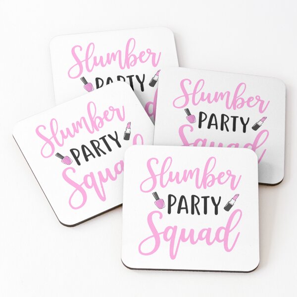 Item preview, Funny Slumber Party Squad Sleepover Pajama Nails And Makeup designed and sold by GarmentAmira.