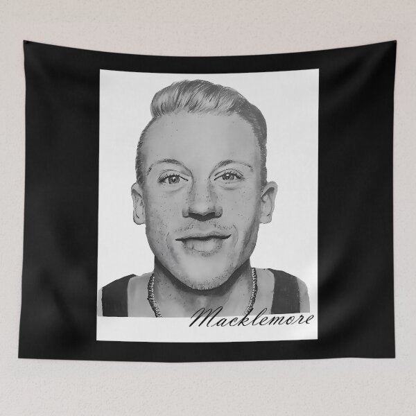 Item preview, Macklemore Portrait designed and sold by StoreArtIndi.