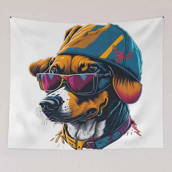 Item preview, cool dog designed and sold by BearsAndSkulls.