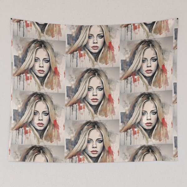 Item preview, watercolor sketch with Avril Lavigne designed and sold by bogfl.