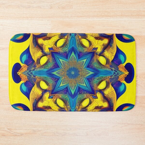 Artikelvorschau, Boho-Chic in Gelb und Blau entworfen und verkauft von Roxburylane.