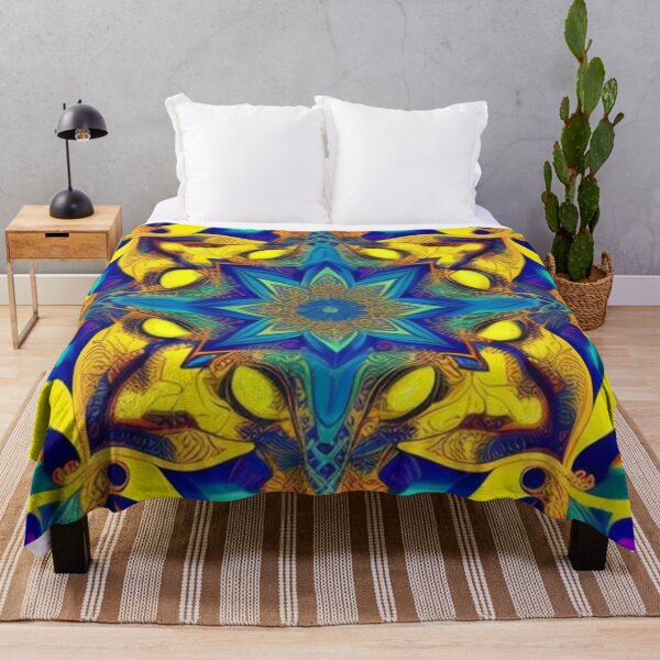 Item preview, Boho chic en amarillo y azul designed and sold by Roxburylane.