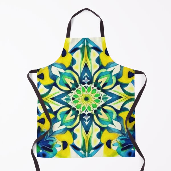 Item preview, Boho watercolor yellow blue designed and sold by Roxburylane.