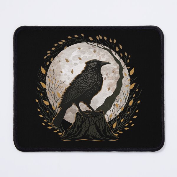 Item preview, Crow Bird Witchcraft Occult Mystical Black Raven designed and sold by gogo-jr.