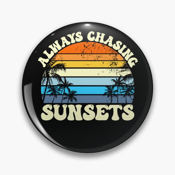 Item preview, Always Chasing Sunsets Retro Beach Sunset Summer Vacation Gear designed and sold by DynamicDesign.