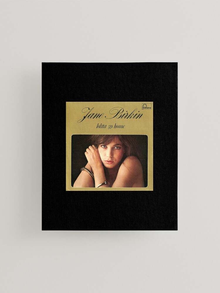 Jane Birkin Lolita Go Home Album Cover | Mounted Print