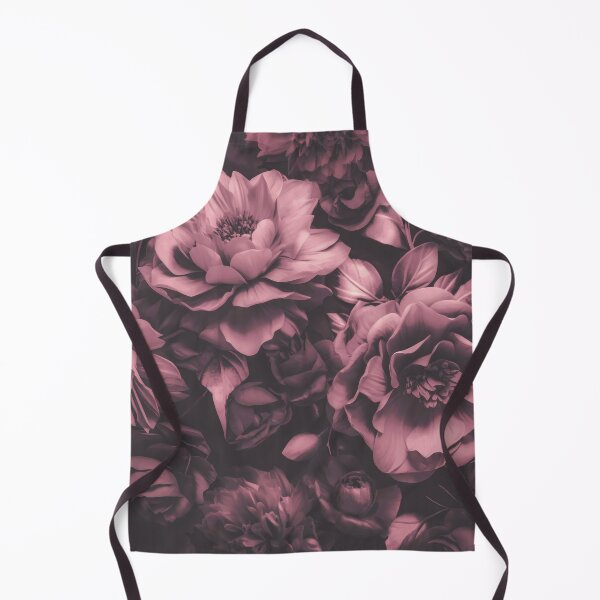 Artikelvorschau, Opulente Barockblumen, stimmungsvolle botanische Kunst, Mattrosa entworfen und verkauft von artsandsoul.