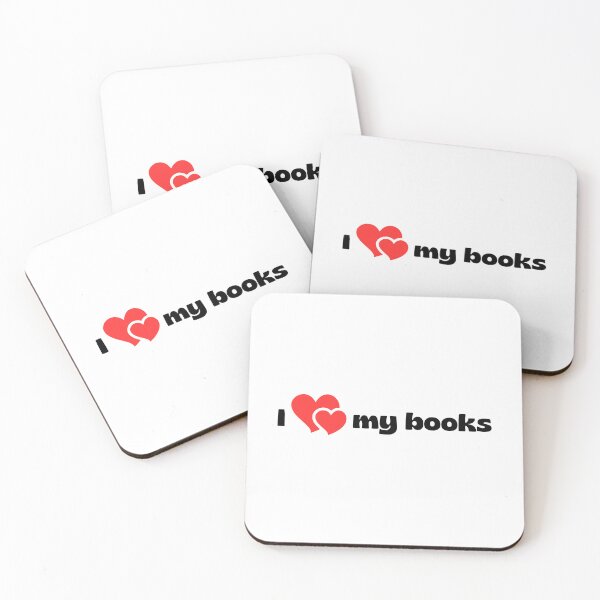 Item preview, I Love My Books designed and sold by Coffee Lifestyle.