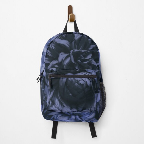 Item preview, Opulent Baroque Flowers Moody Botanical Art Midnight Blue designed and sold by artsandsoul.