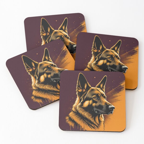 Item preview, German Shepherd Orange/Brown Portrait designed and sold by GSDDESIGNMERCH.