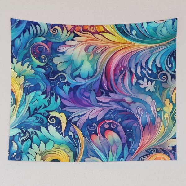 Artikelvorschau, Paisley psychedelisch entworfen und verkauft von YourPattern.