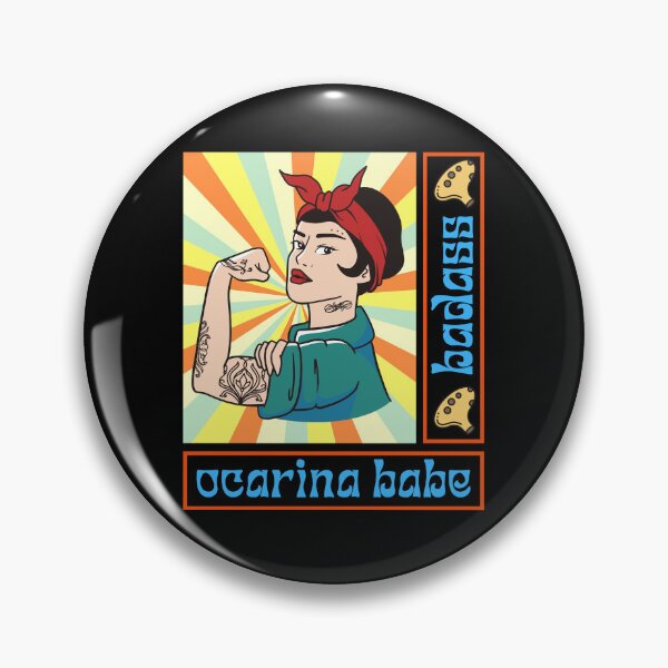 Item preview, Ocarina Player - Badass Ocarina Babe designed and sold by ojdart.
