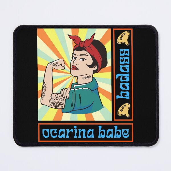 Item preview, Ocarina Player - Badass Ocarina Babe designed and sold by ojdart.
