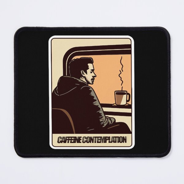 Item preview, WINDOW CAFFEINE GUY mornings are for coffee  designed and sold by Casarezi.