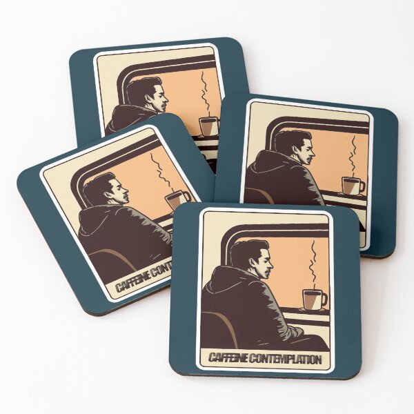 Item preview, WINDOW CAFFEINE GUY mornings are for coffee  designed and sold by Casarezi.