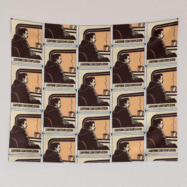 Item preview, WINDOW CAFFEINE GUY mornings are for coffee  designed and sold by Casarezi.