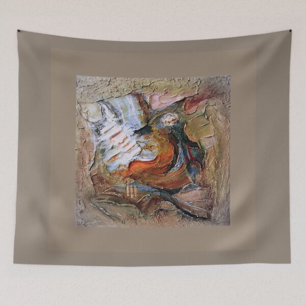 Item preview, Abstract relief in brown designed and sold by AnnabellaRh.
