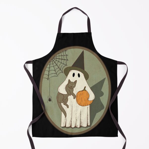 Item preview, Vintage Ghost with Cat Halloween Graphic designed and sold by gogo-jr.
