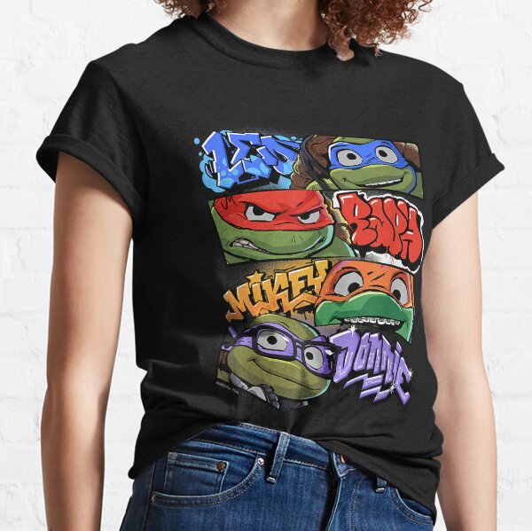 Tee Luv Men's Teenage Mutant Ninja Turtles Pixelated Graphic T-Shirt