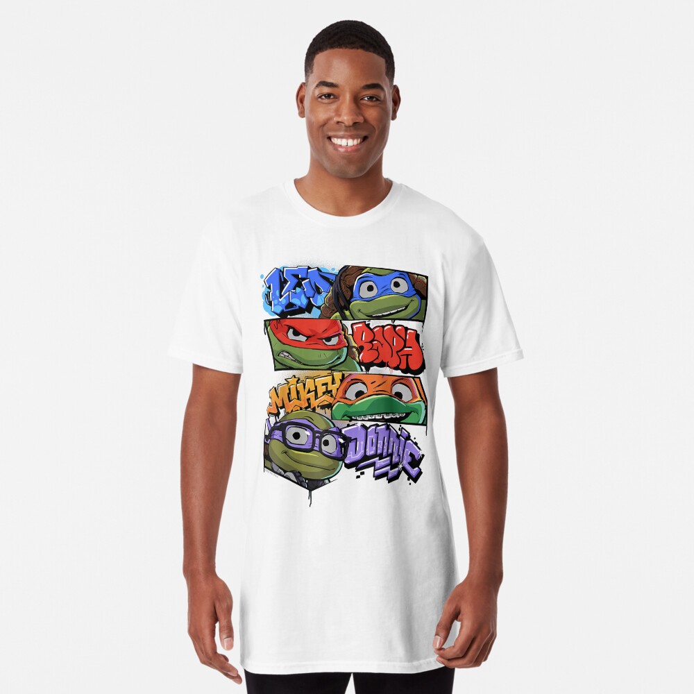 Teenage Mutant Ninja Turtles: Mutant Mayhem Graffiti Names T-Shirt Teenage  Mutant Ninja Turles Tee, Ninja Turtle Lovers Fan Hawaiian Shirt Sticker  for Sale by PorterBrooke4