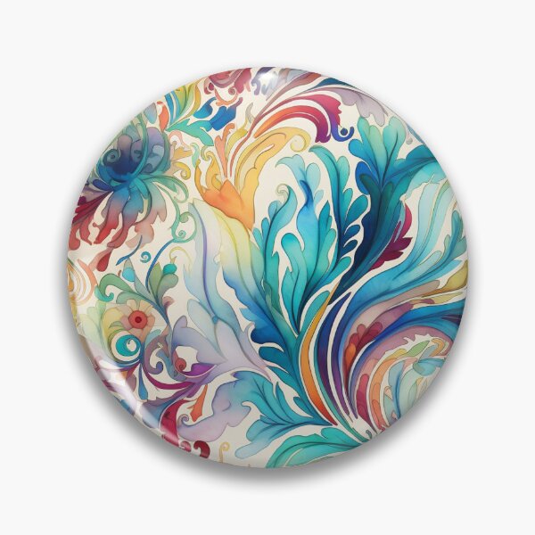 Artikelvorschau, Paisley psychedelisch entworfen und verkauft von YourPattern.