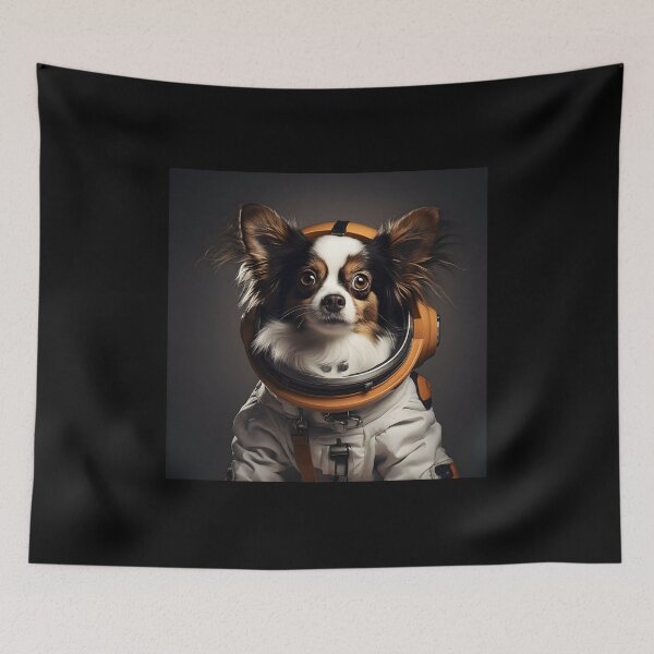 Item preview, Astro Dog - Papillon designed and sold by Merchgard.