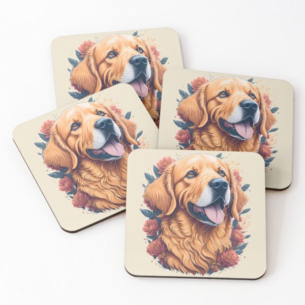 Item preview, Labrador Golden Retriever Guide Dog Portrait designed and sold by SoccaTamam.