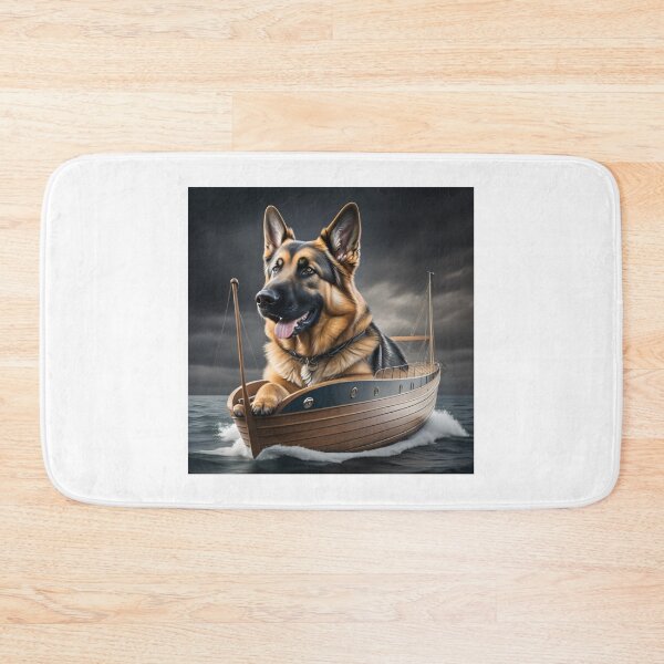 Item preview, Giant German Shepherd Sailing designed and sold by GSDDESIGNMERCH.