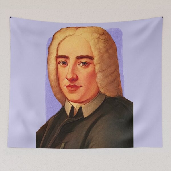 Item preview, Italian Composer Alessandro Scarlatti - purple - illustration  designed and sold by Litstoy.