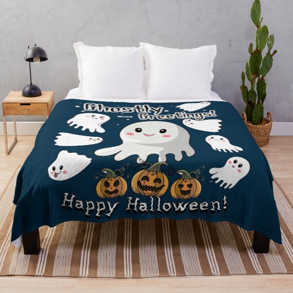Item preview, Halloween ghosts pumkins cute funny design designed and sold by HajnalkArt.