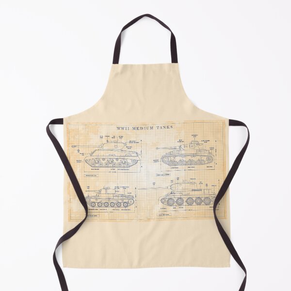 Item preview, WWII Medium Tanks (Old Blue Grid) designed and sold by BGALAXY.