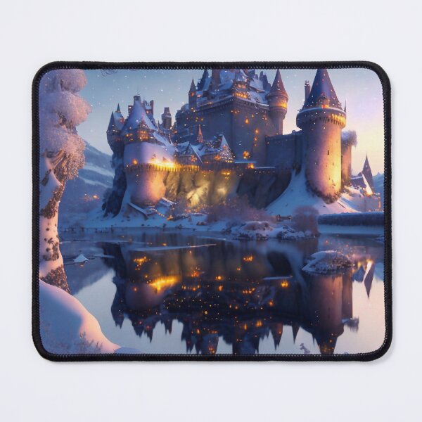 Item preview, Castle in winter evening designed and sold by m-y-A-I-A-R-T-.