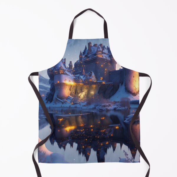 Item preview, Castle in winter evening designed and sold by M-Y-A-R-T-.