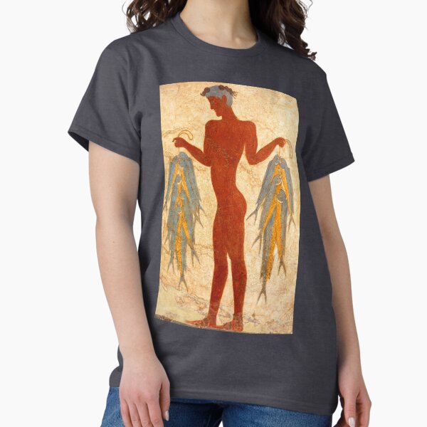 Item preview, Fresco of the Fisherman from Akrotiri designed and sold by Lefteris Betsis.