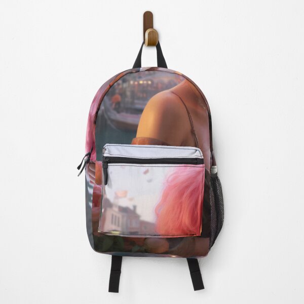 Item preview, Enchanting Visions: A Beautiful Girl with Short Pink Hair in Venice designed and sold by oanaunciuleanu.