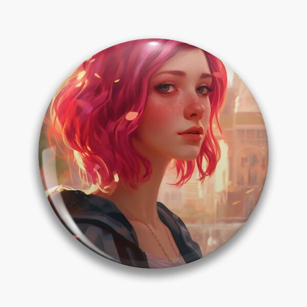 Item preview, Enchanting Visions: A Beautiful Girl with Short Pink Hair in Venice designed and sold by oanaunciuleanu.