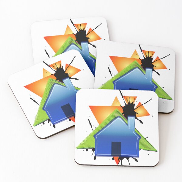 Item preview, House painting explosion  designed and sold by TriForceDesign.