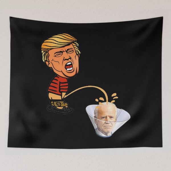 Item preview, Donald trump peeing on Joe Biden presidential election usa 2023	 designed and sold by kssmblajenp.
