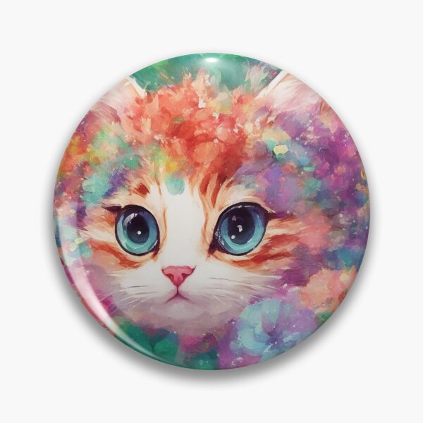 Item preview, Cute Colorful Kawaii Anime Cat designed and sold by atatenterprise.