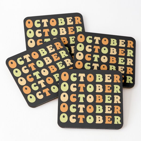 Item preview, October designed and sold by WickedBurrow.