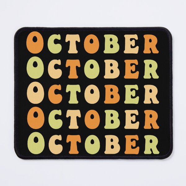 Item preview, October designed and sold by WickedBurrow.