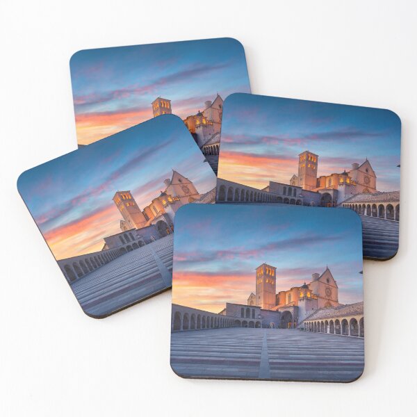 Item preview,  Saint Francis of Assisi church at sunset. Umbria, Italy. designed and sold by Stefano Orazzini.
