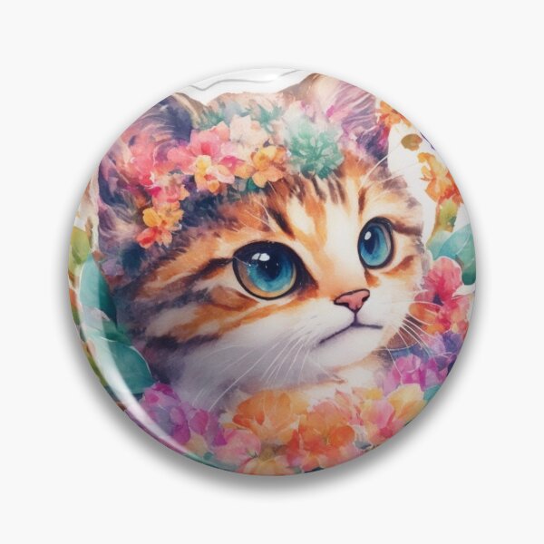 Item preview, Cute Colorful Kawaii Anime Cat designed and sold by atatenterprise.