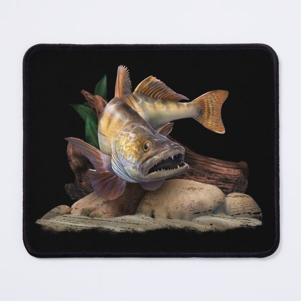 Item preview, Walleye Fishing Illustration, Walleye Fisherman Art designed and sold by MarkusShirts.
